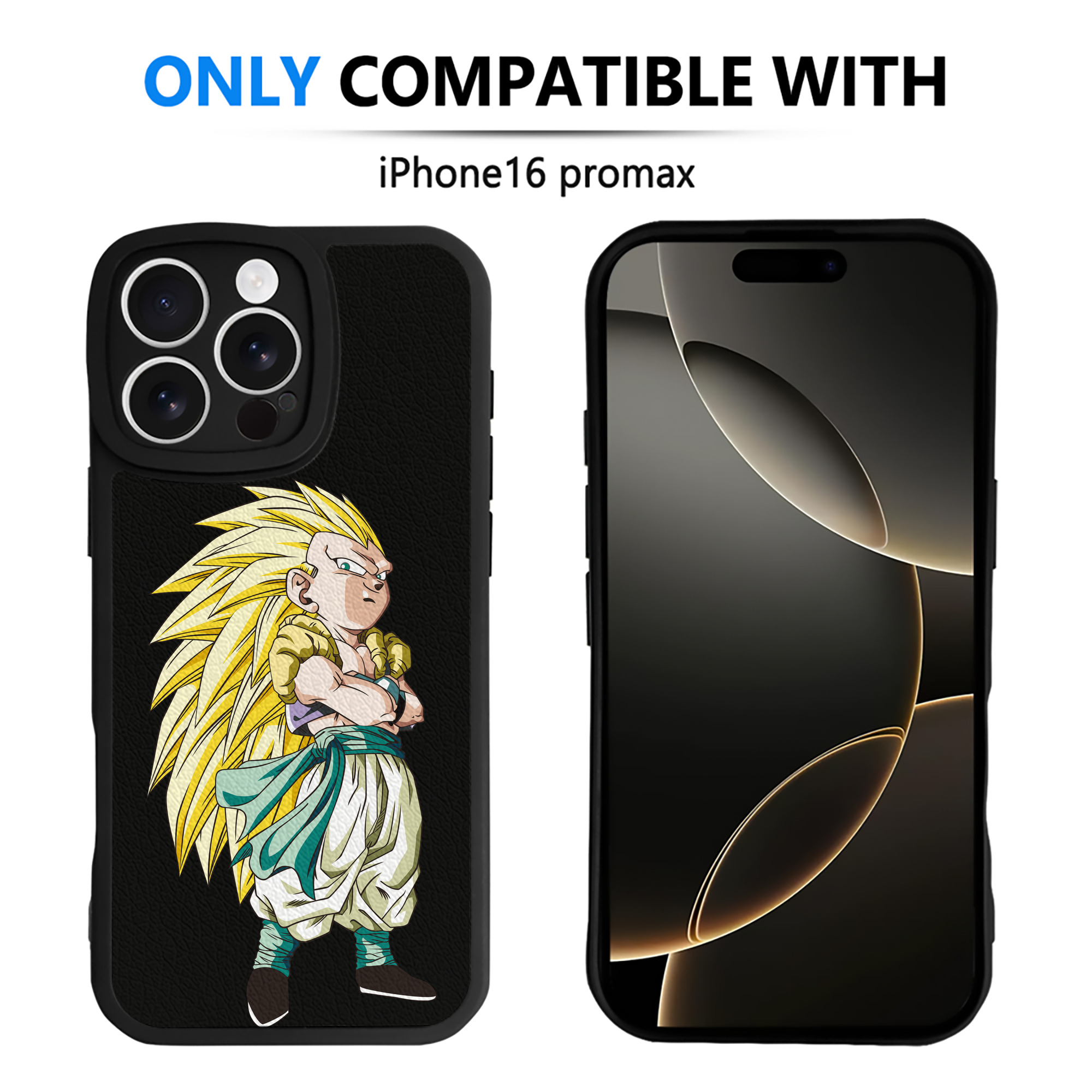 （画像用） ドラゴンボール ベジット DRAGON BALL Vegetto 【iPhone 16シリーズ対応】シリコンスマホケース（レザー調） 材質：シリコン